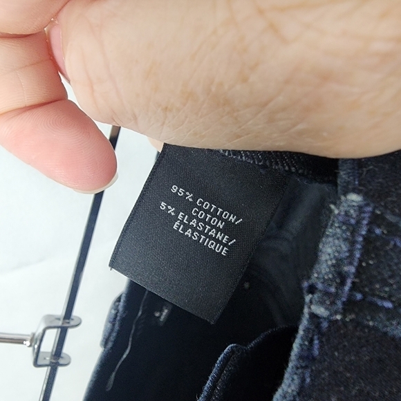 Lafayette 148 High Waist Dark Wash Straight Leg Jeans Size 6 - Picture 6 of 6